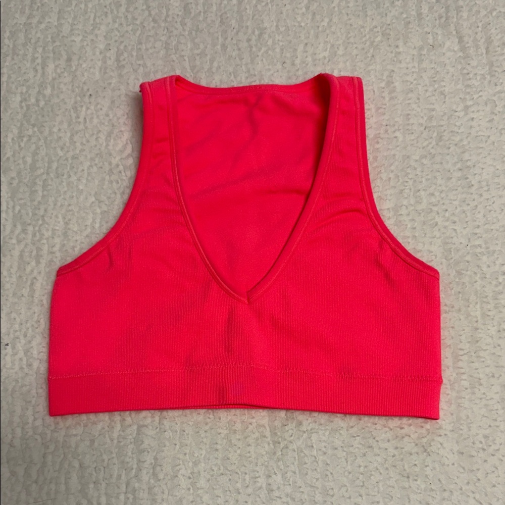 Calvin Klein Performance Neon Pink Sports Bra
